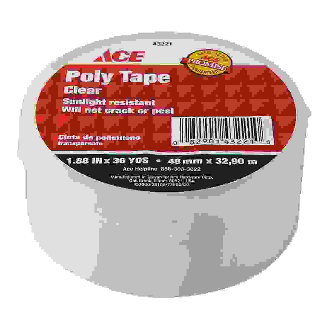 شريط من البولي إيثيلين مقاوم للأشعة فوق البنفسجية (4.8 سم × 32.9 متر، شفاف)