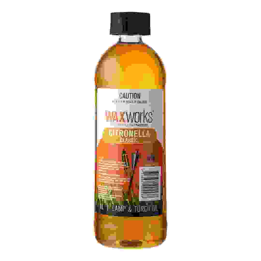 زيت سترونيلا واكس ووركس كلاسيك للمصابيح والمشاعل (1 لتر)