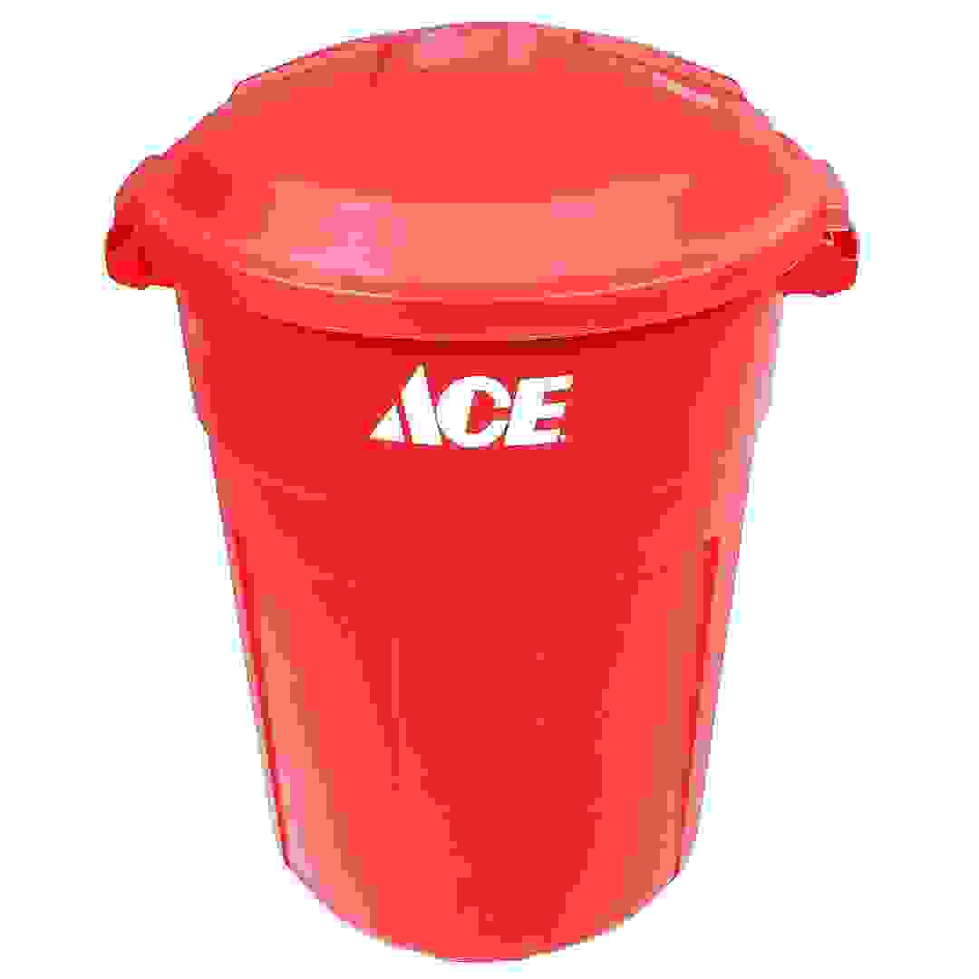 Rubbermaid Refuse Container (70 x 56 x 65 cm, Red)