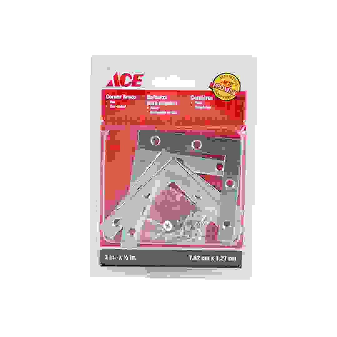 ACE Flat Corner Brace (7.6 cm, Set of 4)