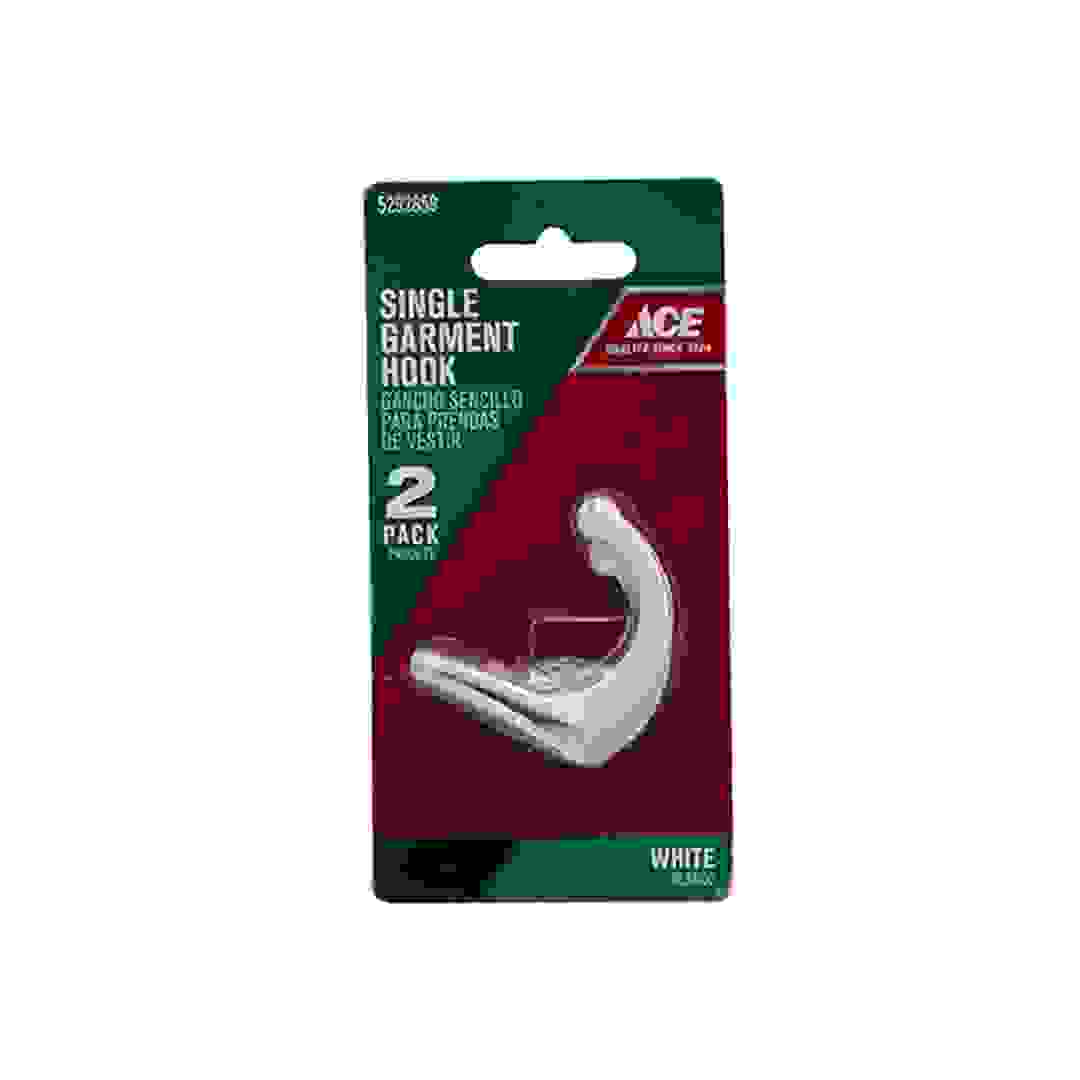 خطافات ملابس منفردة إيس (8 سم، عبوة من 2 قطعة)