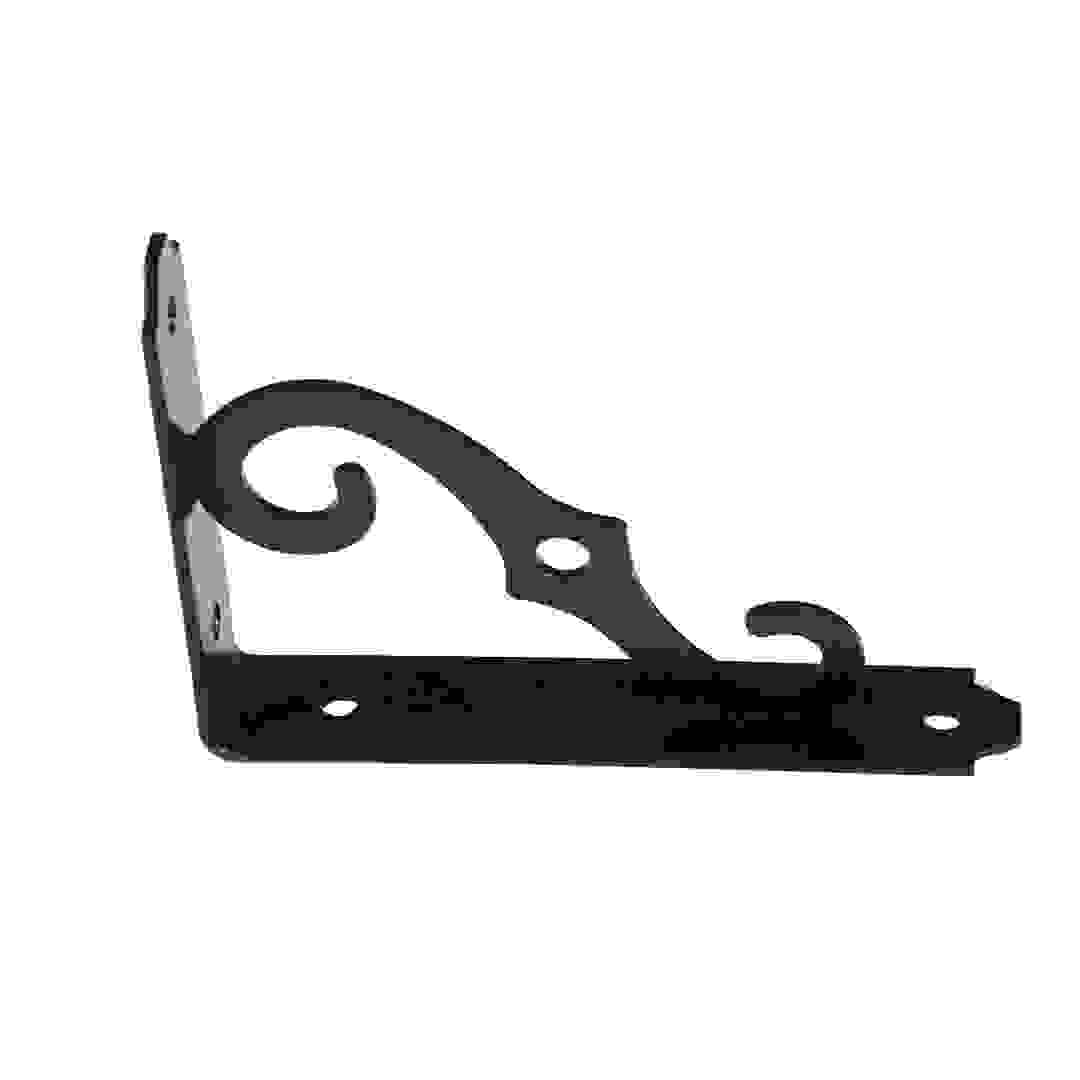 ACE Ornamental Shelf Bracket (13 x 9 cm, Black)