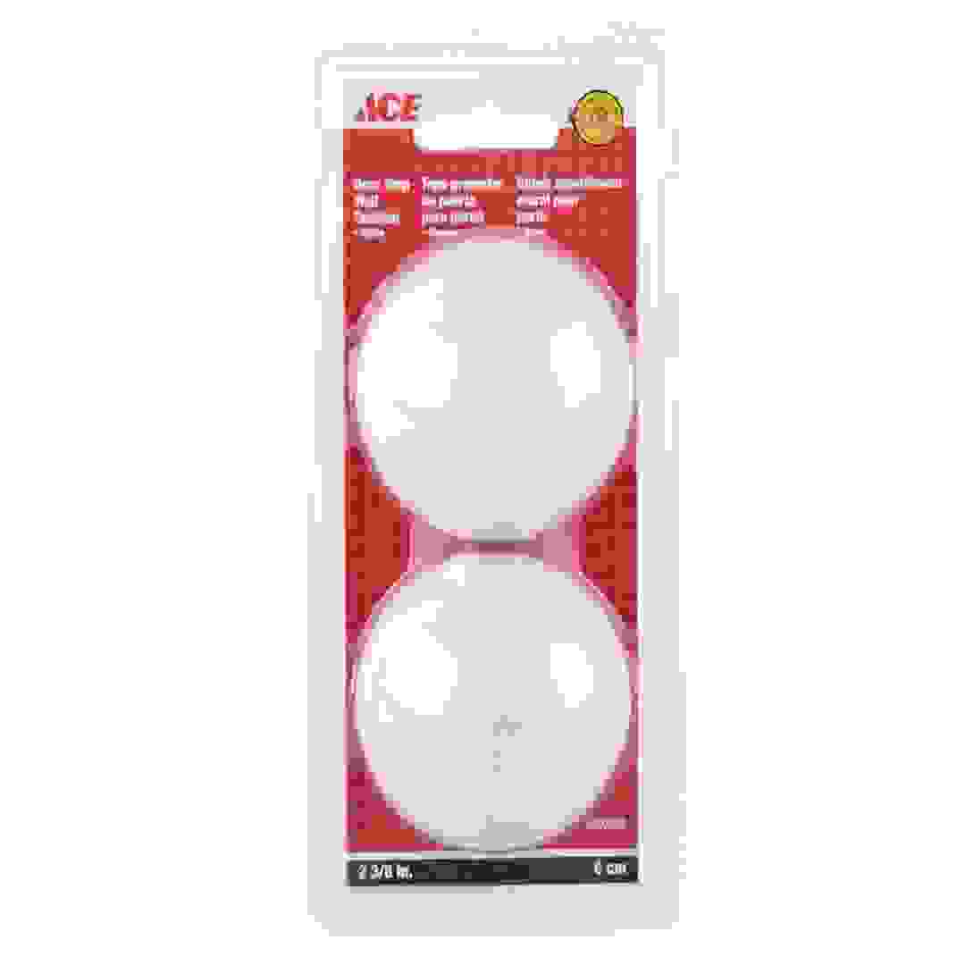 ACE Door Stop Wall Cushion (6 cm, White, Pack of 2)