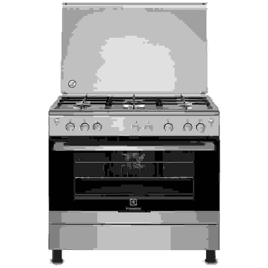 Electrolux Freestanding 5-Burner Gas Cooker, EKG913A2OX (90 x 60 x 85 cm)