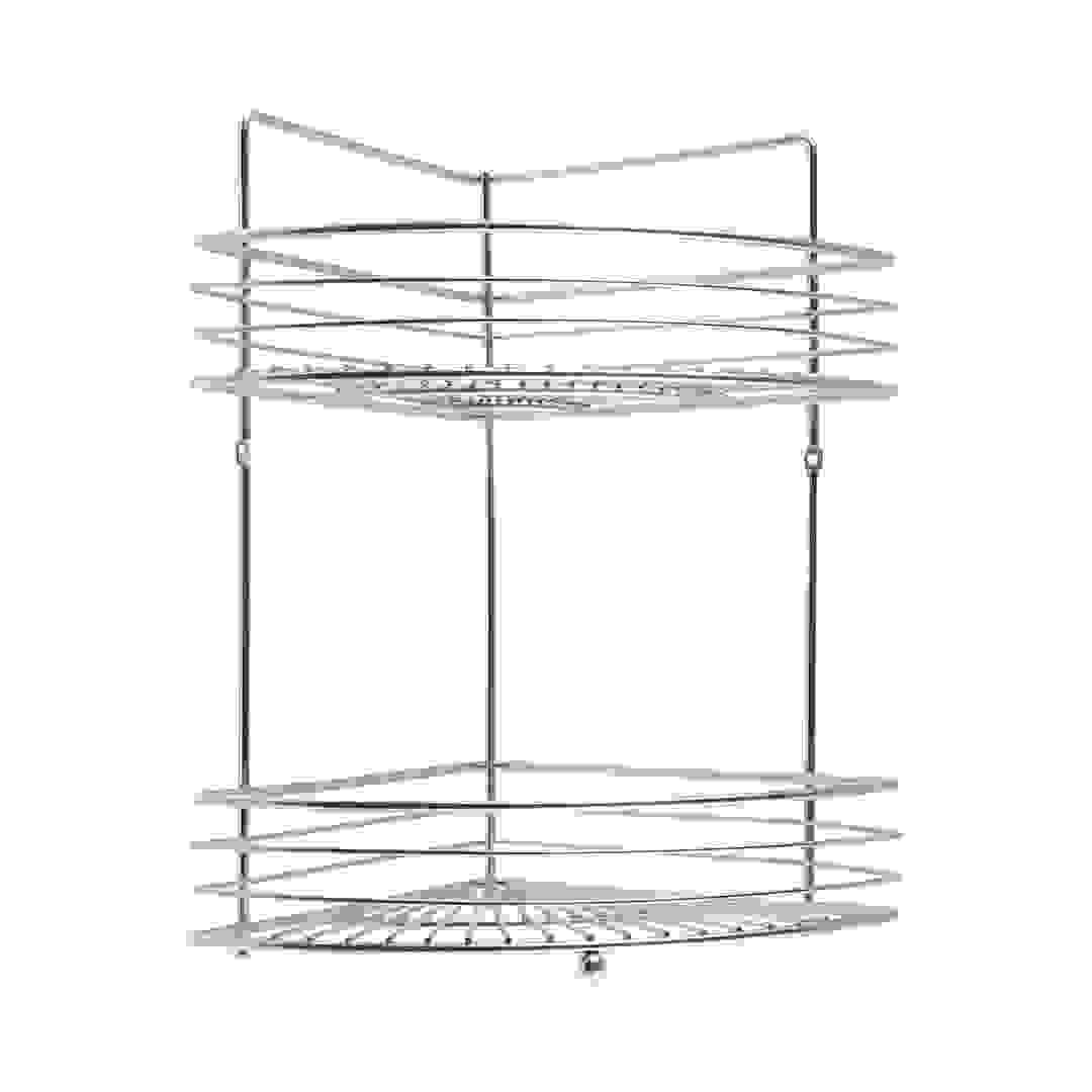 رف حمام وينكو ميلانو بطابقين (32 × 22 × 37 سم)