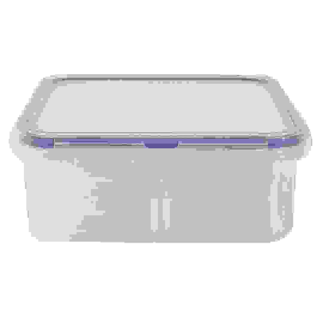 Lock & Lock Square Plastic Food Container W/Divider (870 ml)