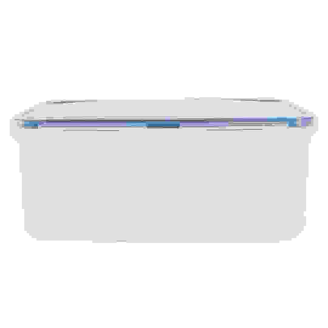 حافظة طعام مستطيلة بلاستيكية مع مقسّم لوك آند لوك (2.3 لتر)