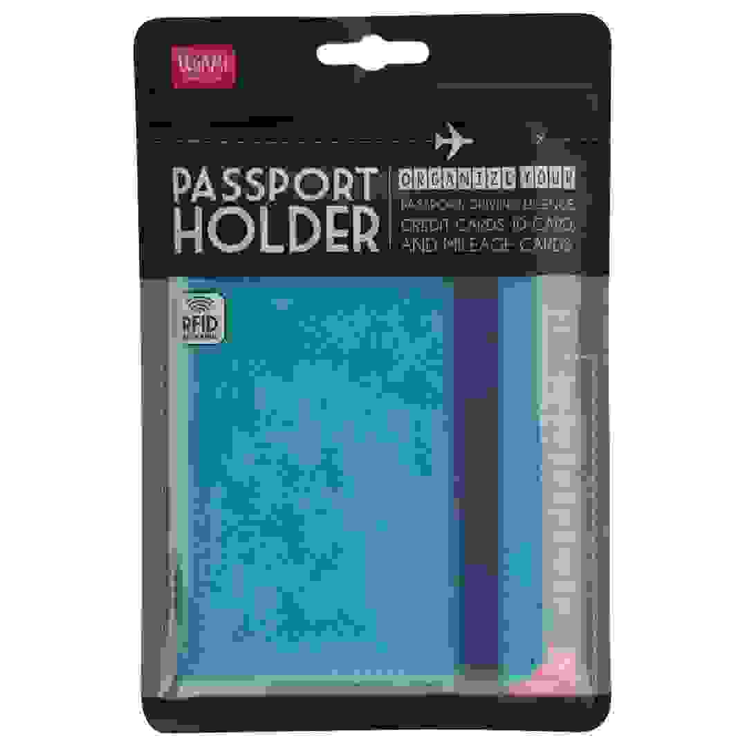 حامل جواز سفر ليجامي (10.5 × 1.5 × 14 سم، أزرق)