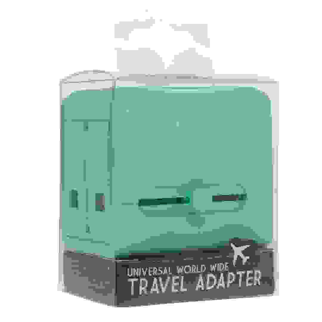 Legami Universal Travel Adapter (6 x 5 x 5.7 cm, Blue)