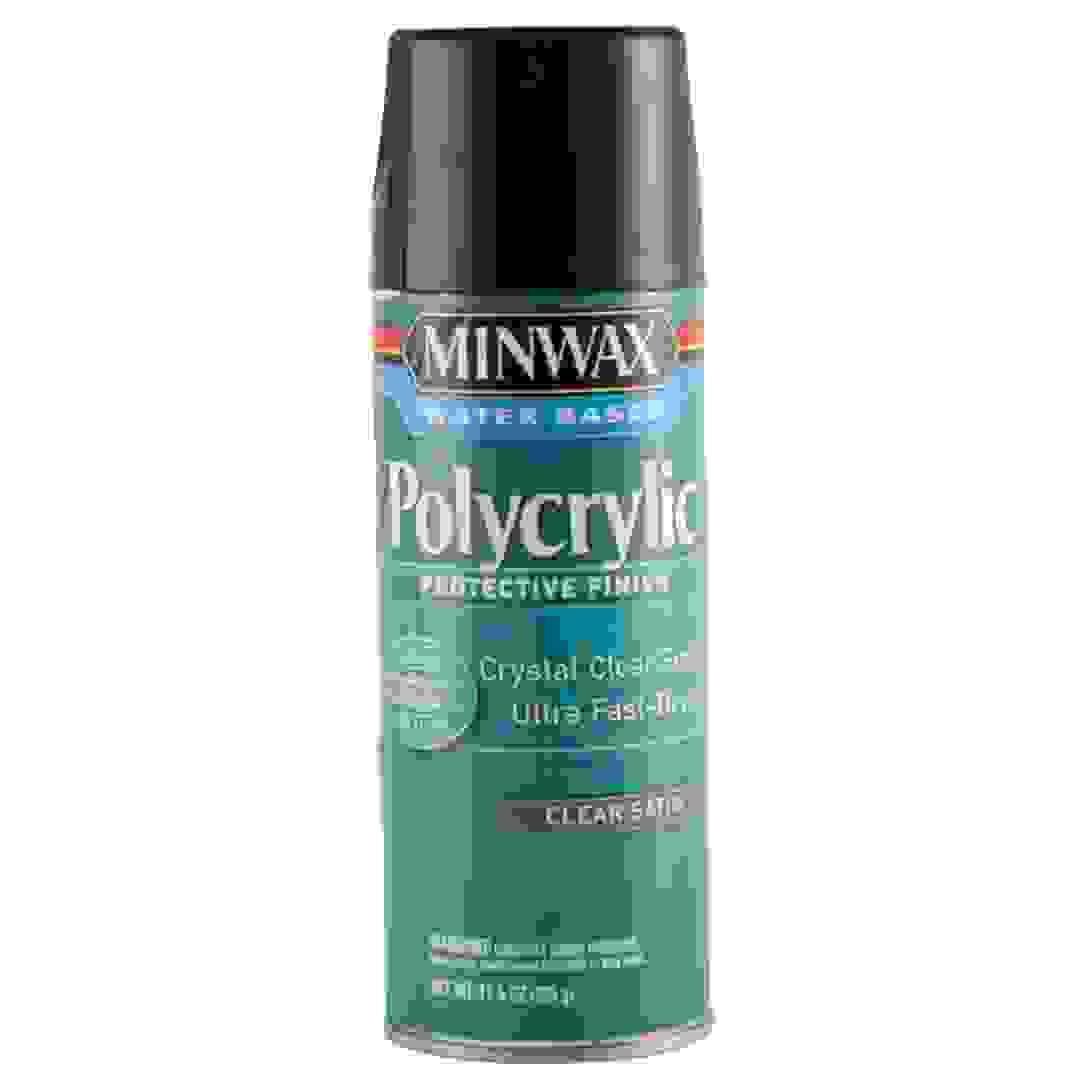 Minwax Water Based Polycrylic Protective Finish Spray (340.1 ml)