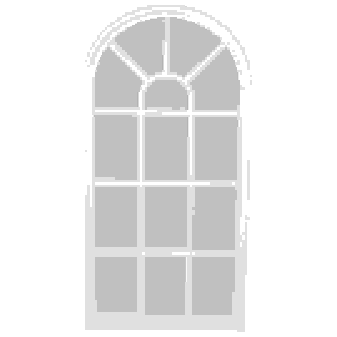 Window Shaped Mirror (24 x 69 cm, White)
