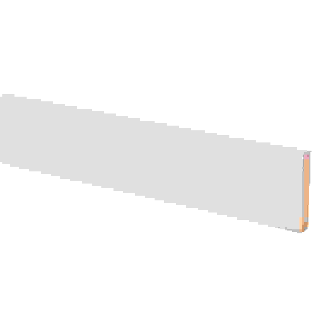 إفريز من خشب الصنوبر المضغوط بحواف مسطحة مربعة (4.6×0.9 ×240 سم، بيج)