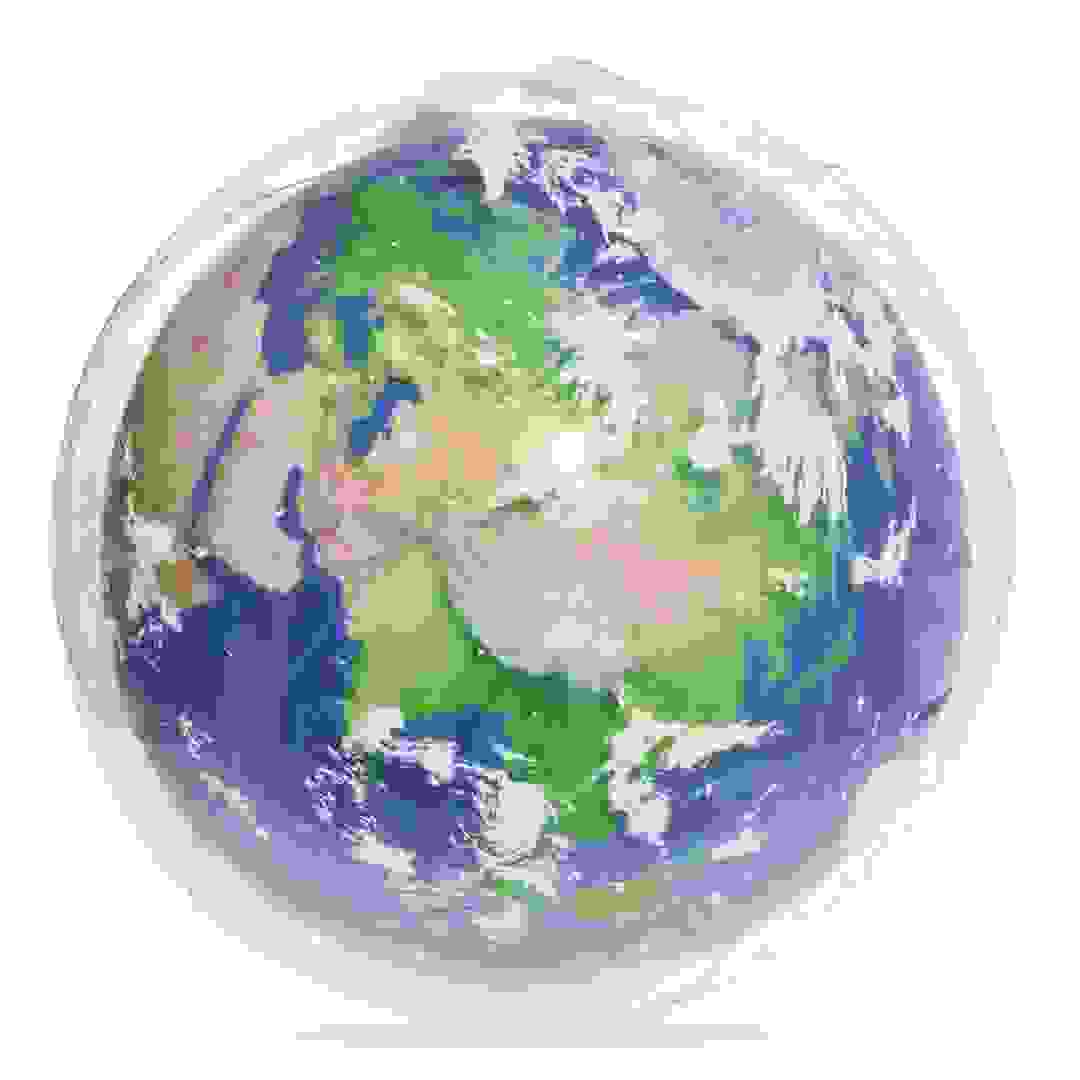 كرة بست واي إكسبلورر المضيئة بتصميم كوكب الأرض (61 سم)