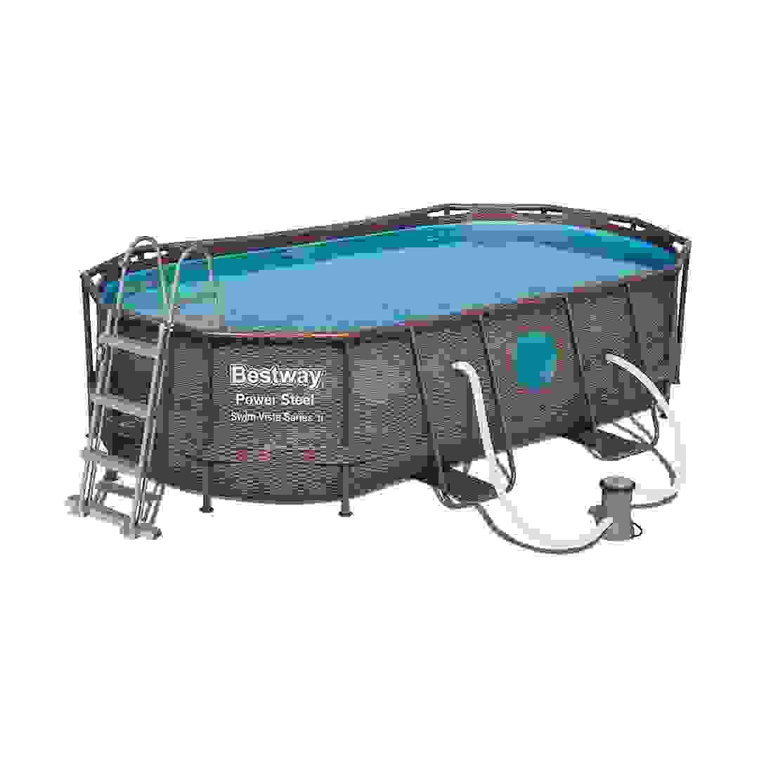 Bestway Power Steel Swim Vista Series Above Ground Pool Set (427 x 250 x 100 cm)
