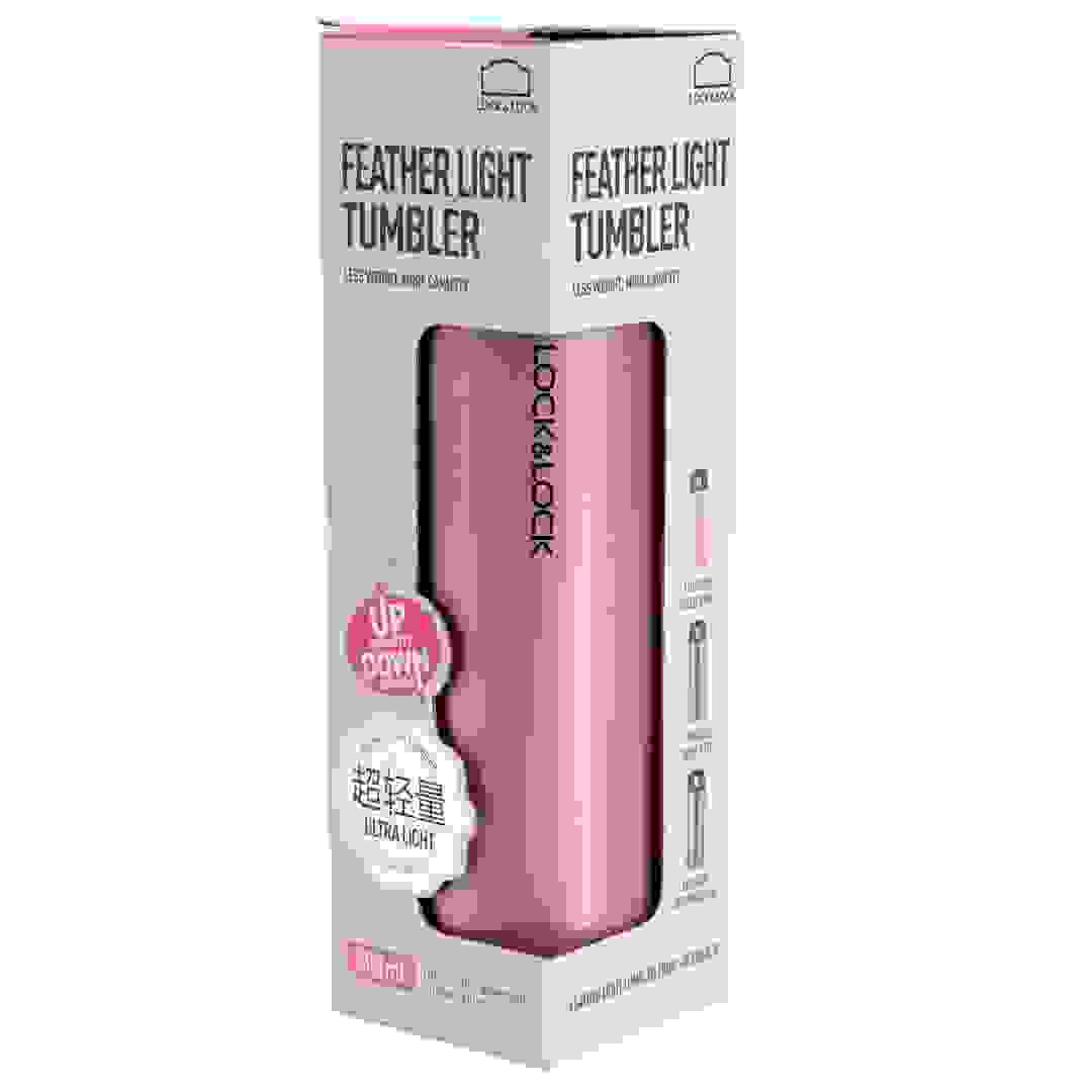 Lock & Lock Feather Light Vacuum Tumbler (500 ml, Pink)