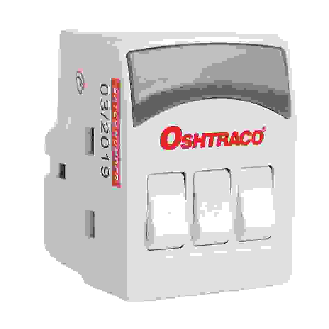 Oshtraco 3-Way Switched Multiway Adaptor