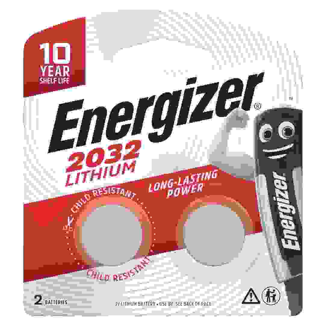بطاريات ليثيوم دائرية 3 فولت 2032 إنرجايزر (بطاريتين)