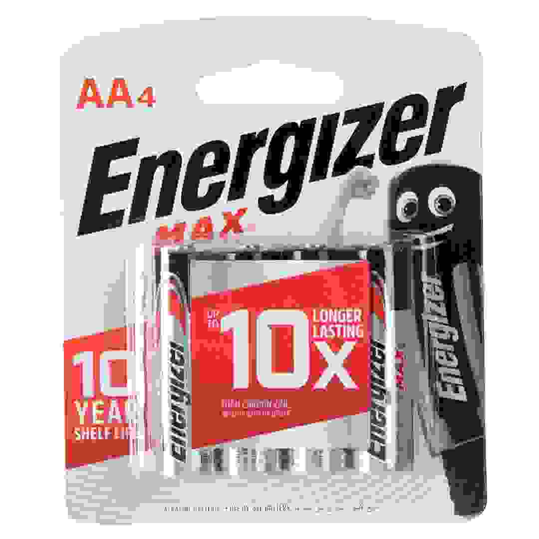 Energizer Max AA Alkaline Batteries (4 pcs)