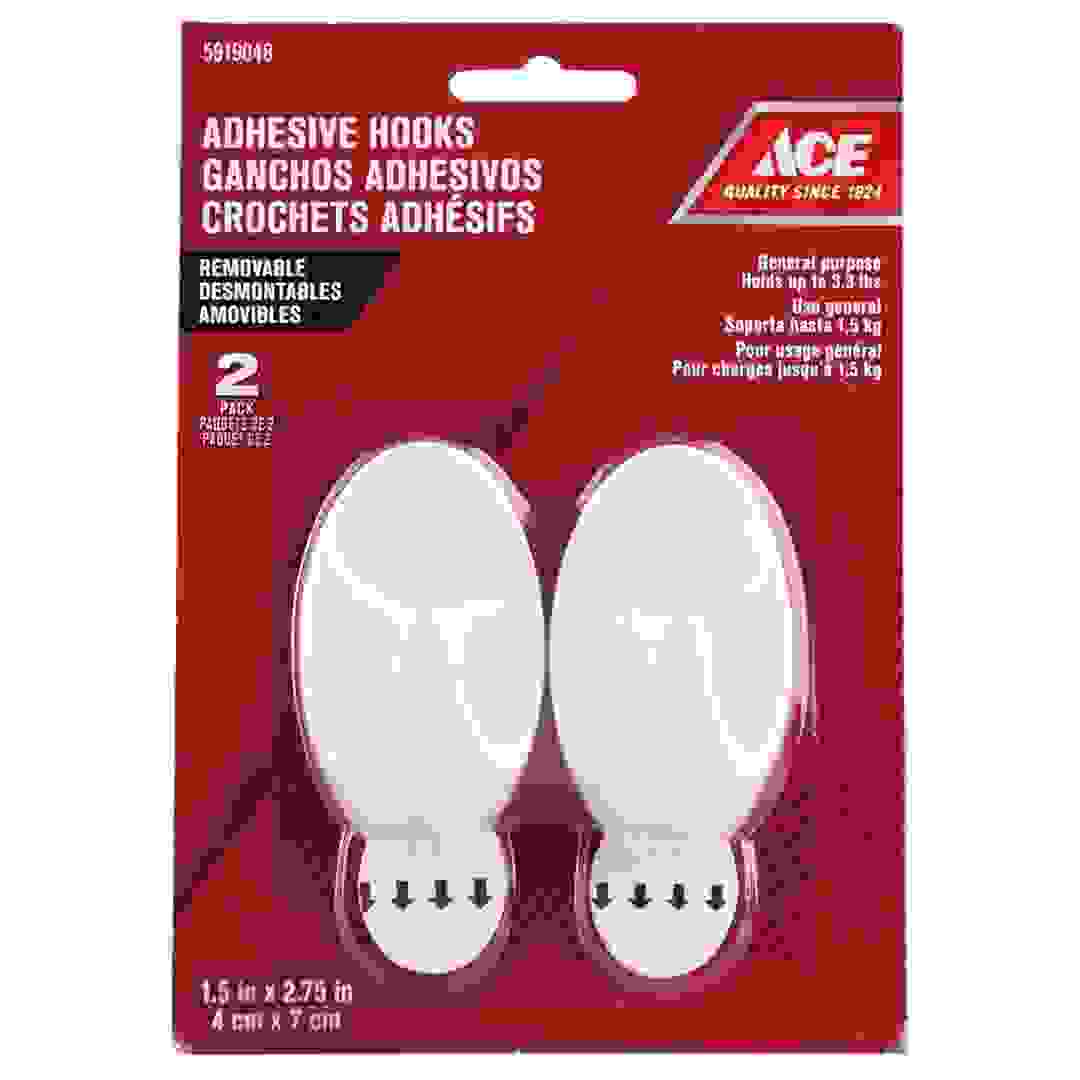 شماعات لاصقة إيس (4 × 7 سم، 2 قطعة)