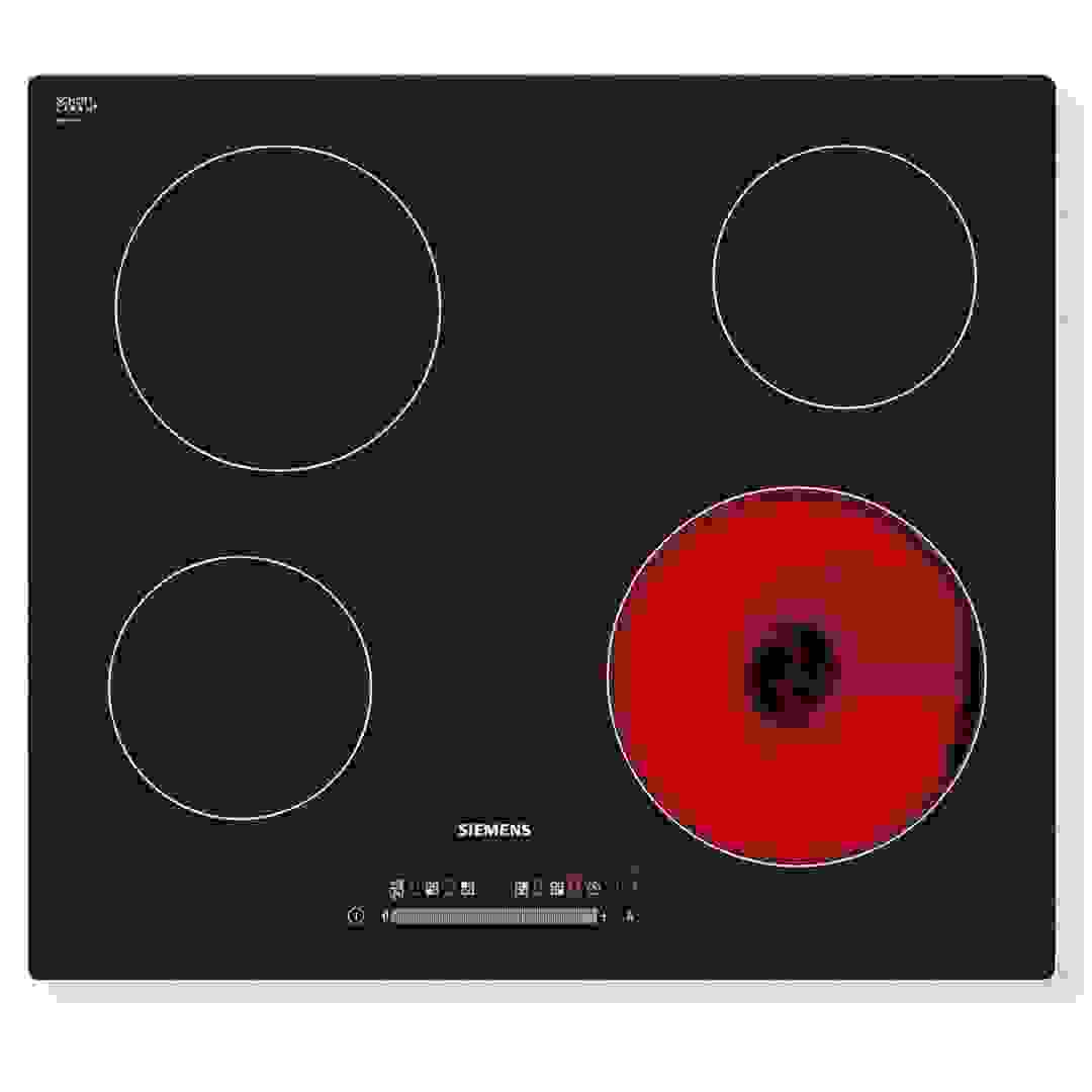 Siemens 4-Zone iQ100 Built-In Electric Hob, ET611FE17Q (4.5 x 59.2 x 52.2 cm)