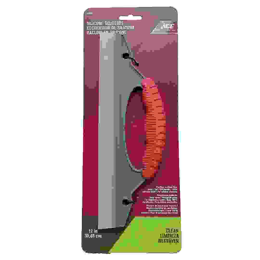 ممسحة سيليكون إيس (30.48 سم، رمادي/برتقالي)