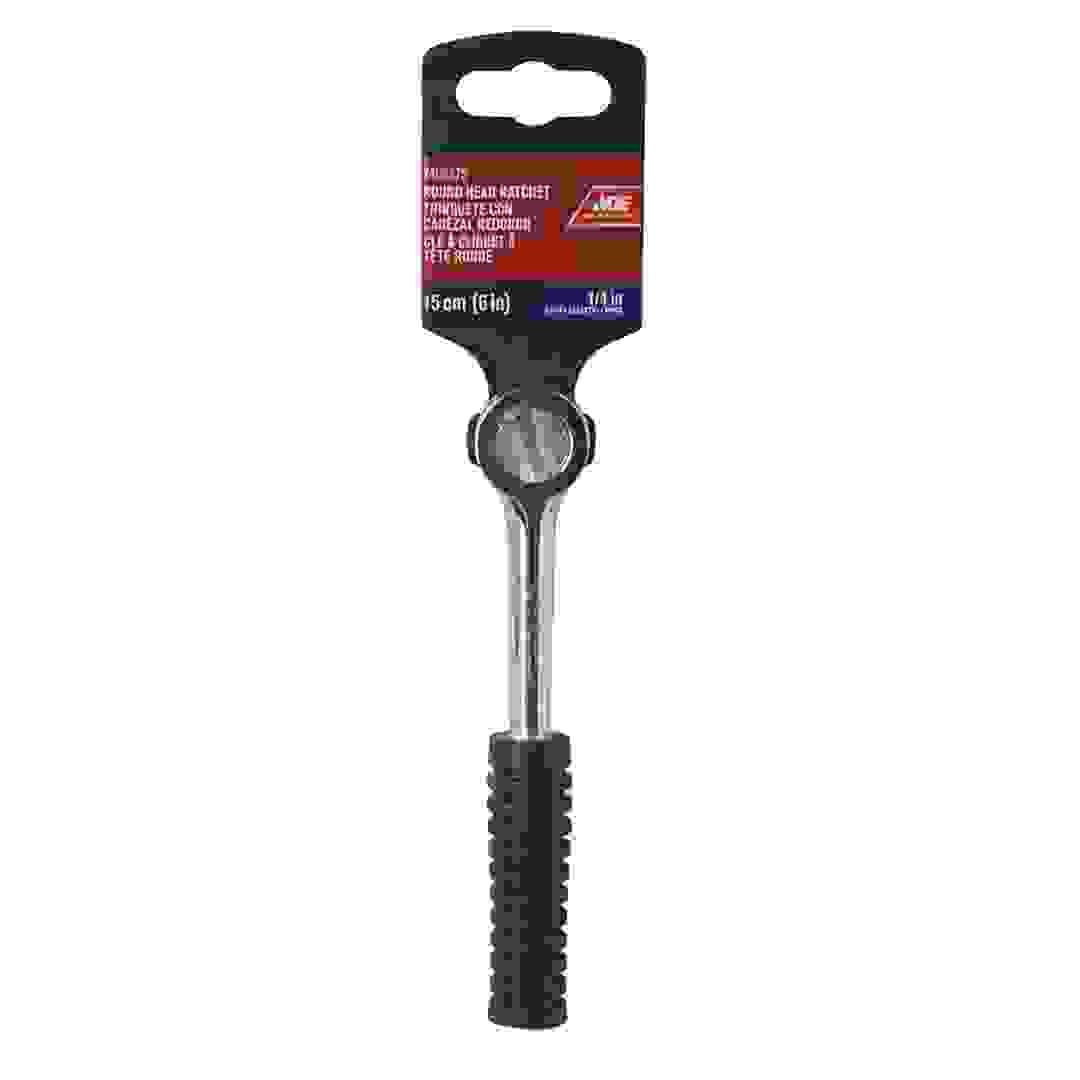 Ace Steel Standard Round Head Ratchet (13.8 x 2.9 x 2.5 cm)