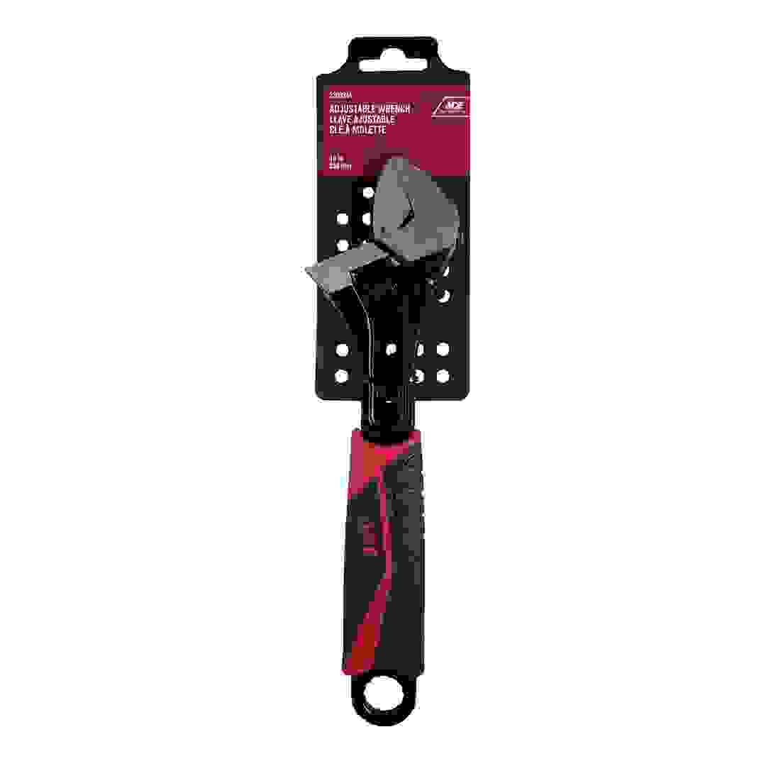 Ace Steel Adjustable Wrench W/TPR Grip (25 cm)