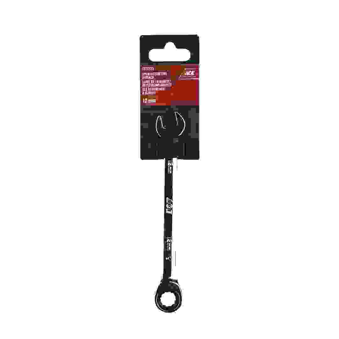 Ace Steel Open Ratcheting Wrench (12 mm)