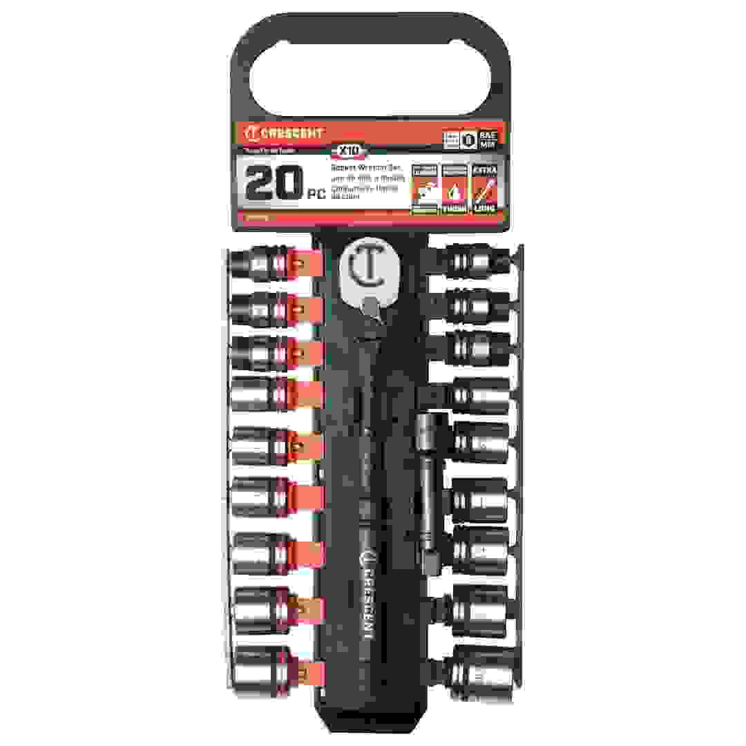 Crescent 6-Point Socket Wrench Set (20 pcs)