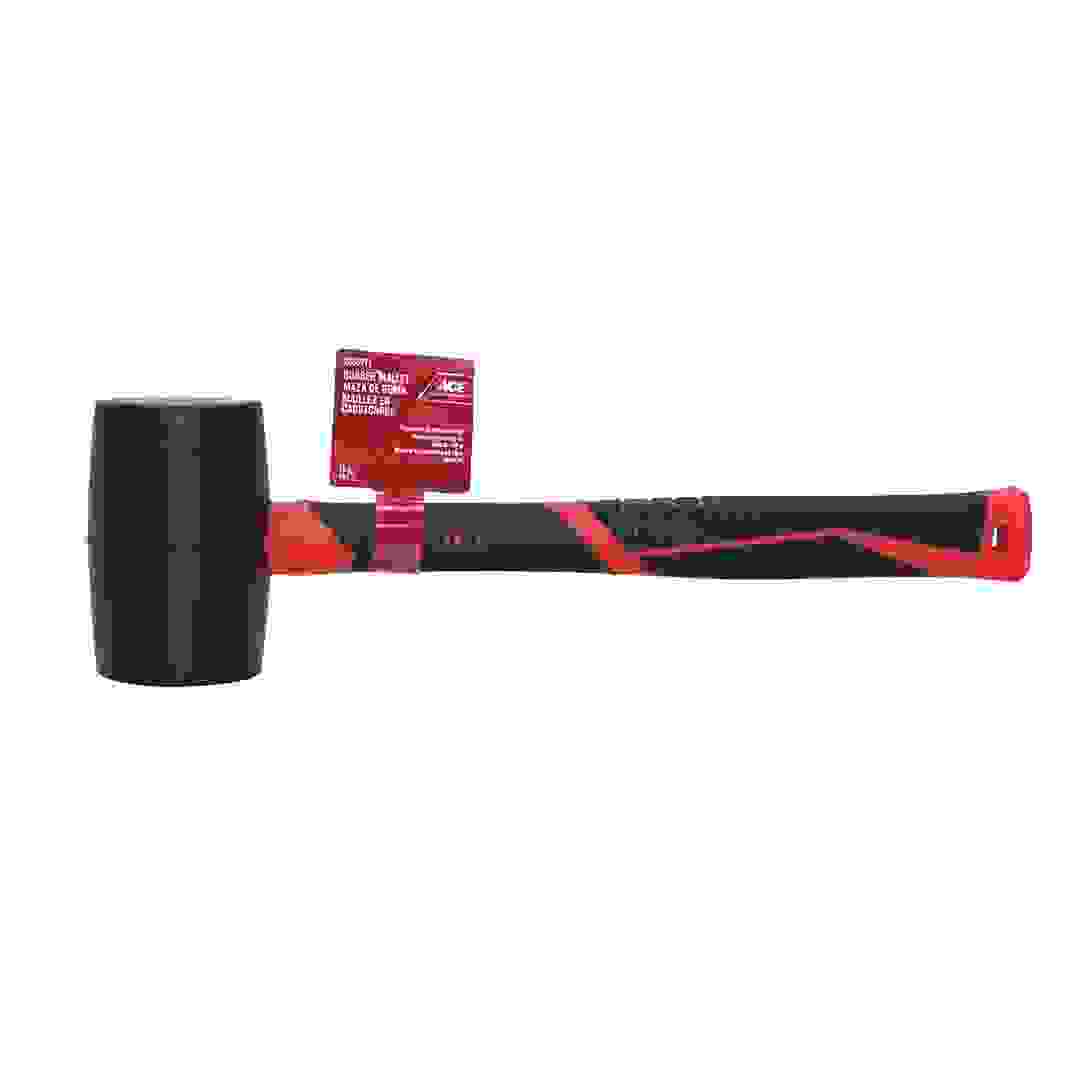 مطرقة مطاطية بمقبض من الألياف الزجاجية إيس (453.5 جرام)