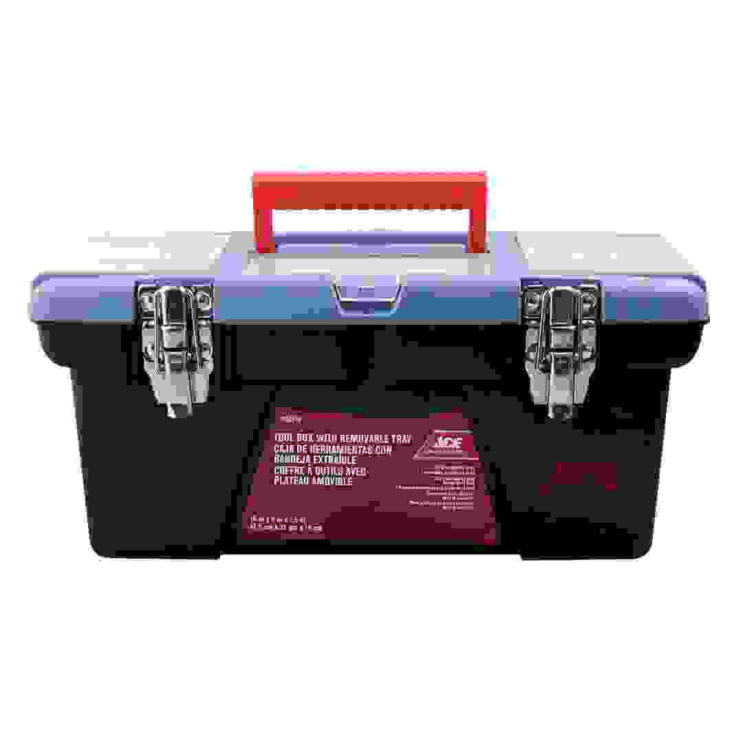 Ace Plastic Tool Box W/Removable Parts Tray (41.5 cm)