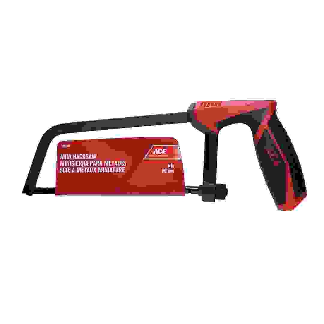 Ace Mini Frame Hacksaw W/TPR Grip (15.2 cm)