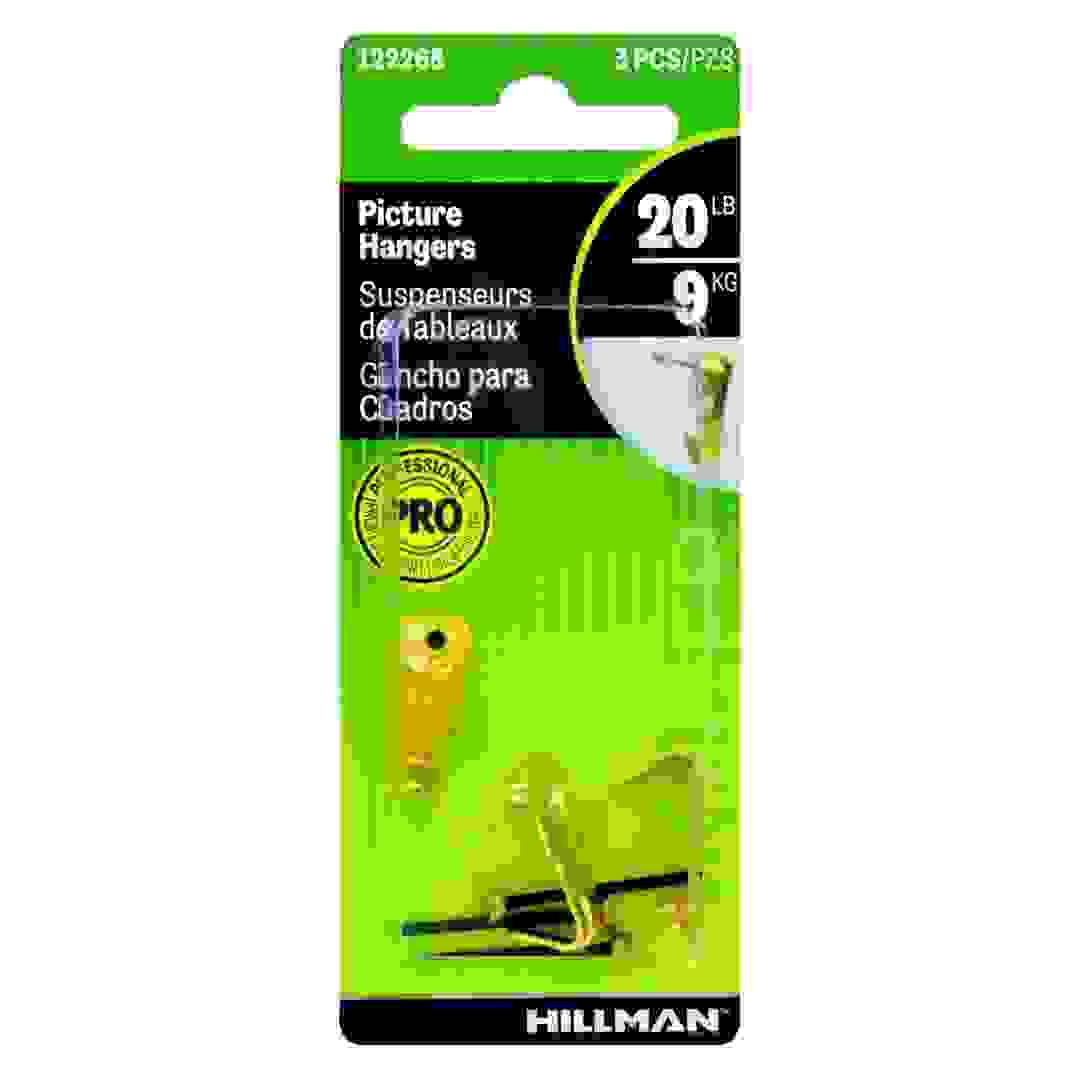 Hillman AnchorWire Classic Steel Picture Hanger Pack (9 kg, 3 Pc.)