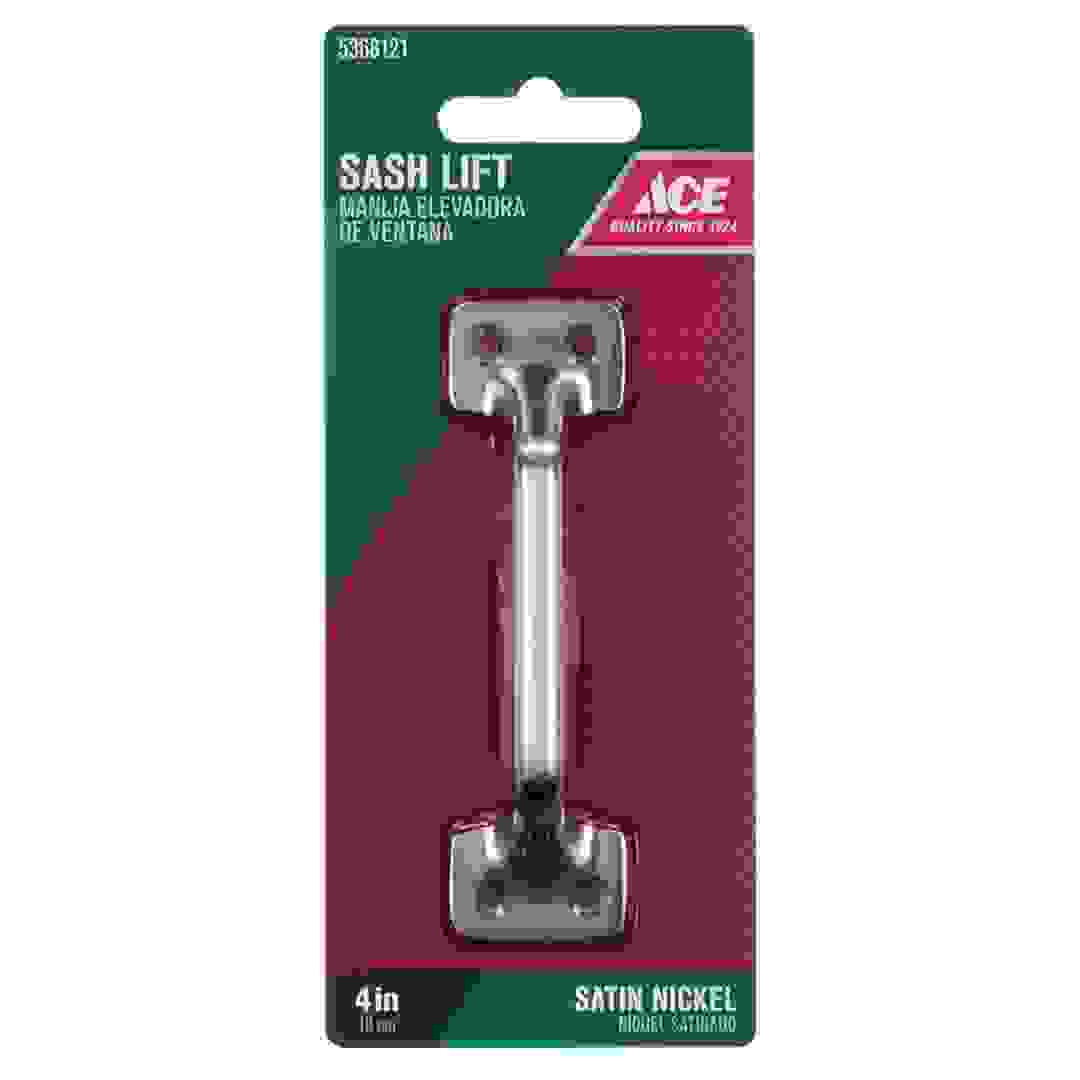 Ace Satin Nickel Universal Sash Lift Handle (10 cm)