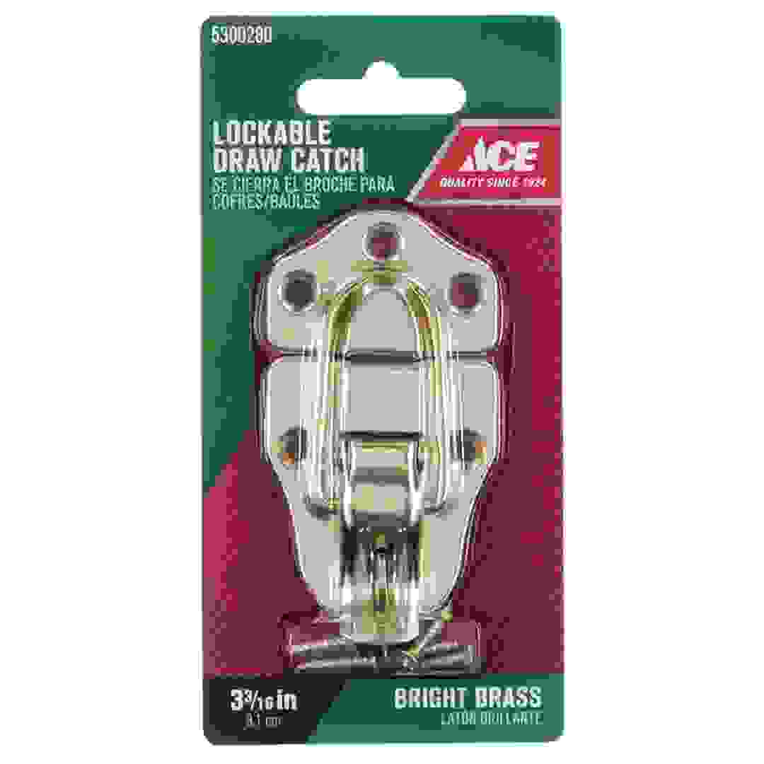 Ace Zinc Lockable Drawer Catch