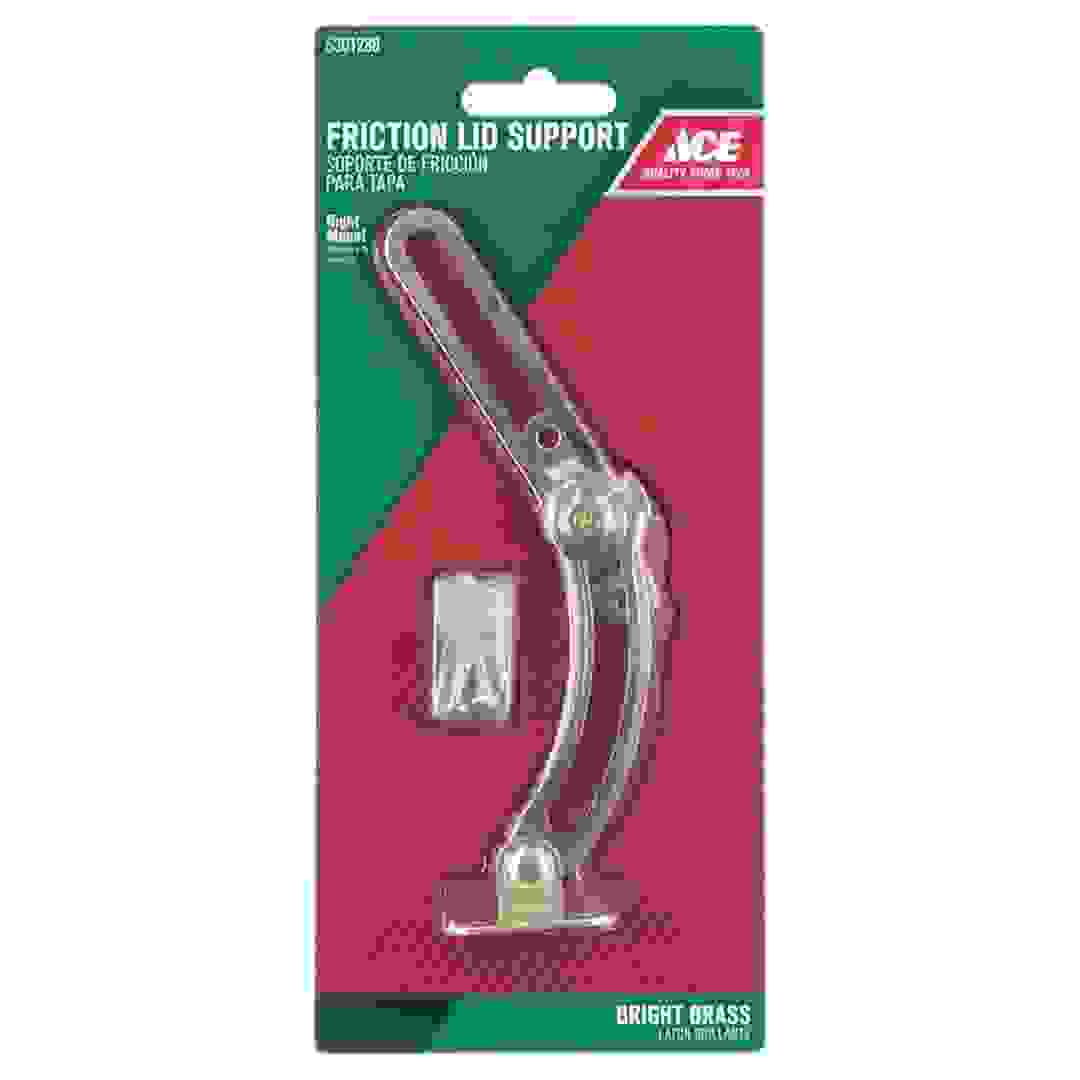 Ace Bright Brass Right Mount Friction Lid Support (15 cm)