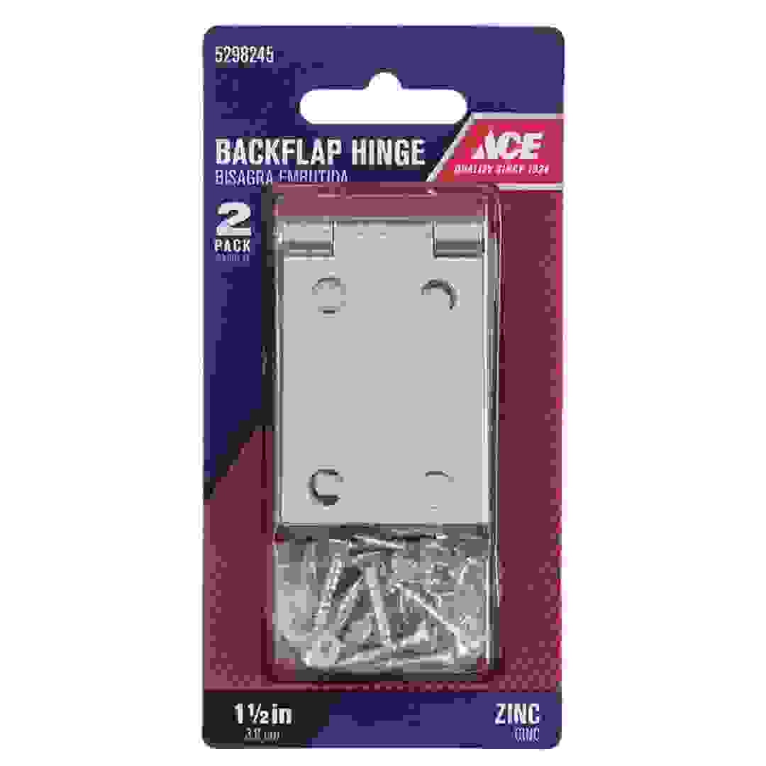 Ace Zinc Backflap Hinge (3.8 cm, 2 Pc.)