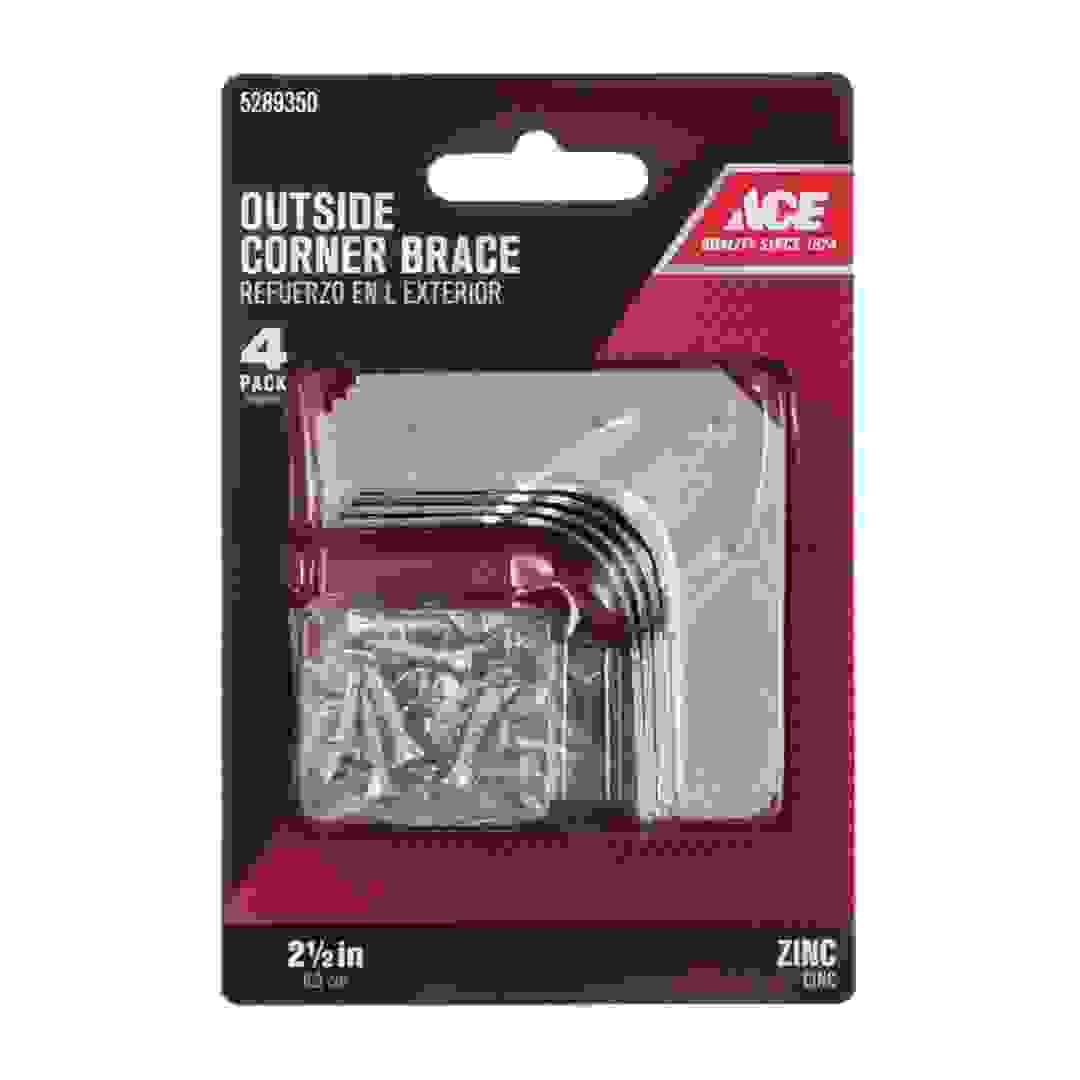 Ace Zinc Outside Corner Brace (6.3 cm)