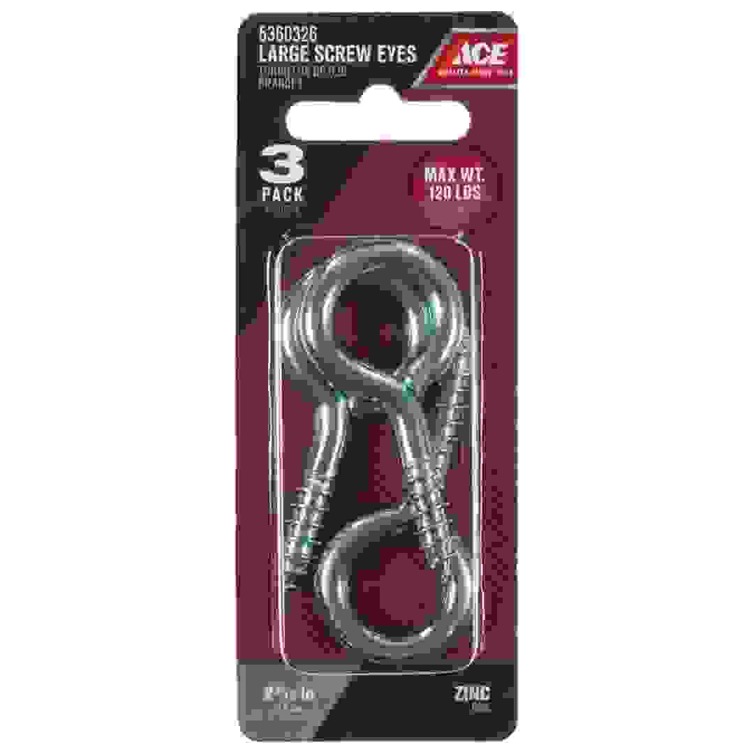 براغي بعروة إيس من الفولاذ (5.9 سم، 3 قطع)