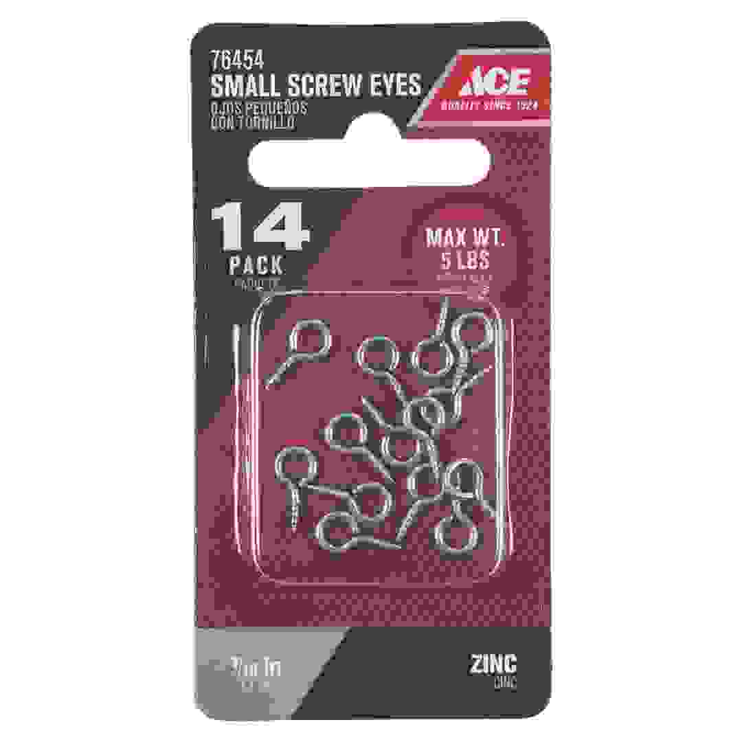 Ace Steel Eye Screws (1.1 cm, 14 Pc.)