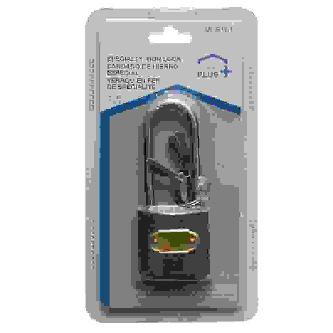 قفل هوم بلس بمشبك طويل من الحديد الزهر (4 سم)