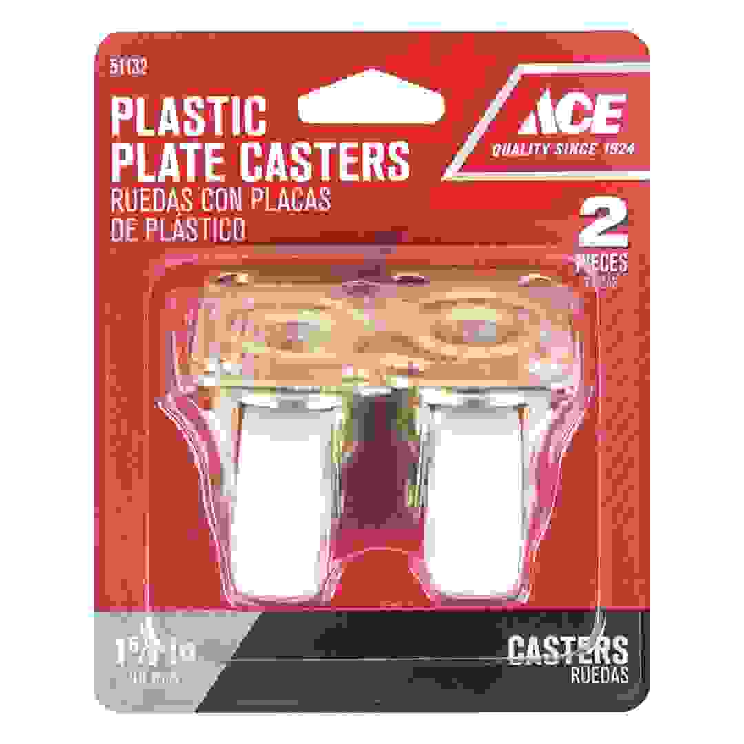 Ace Plactic Plate Caster (4 cm, 2 Pc.)