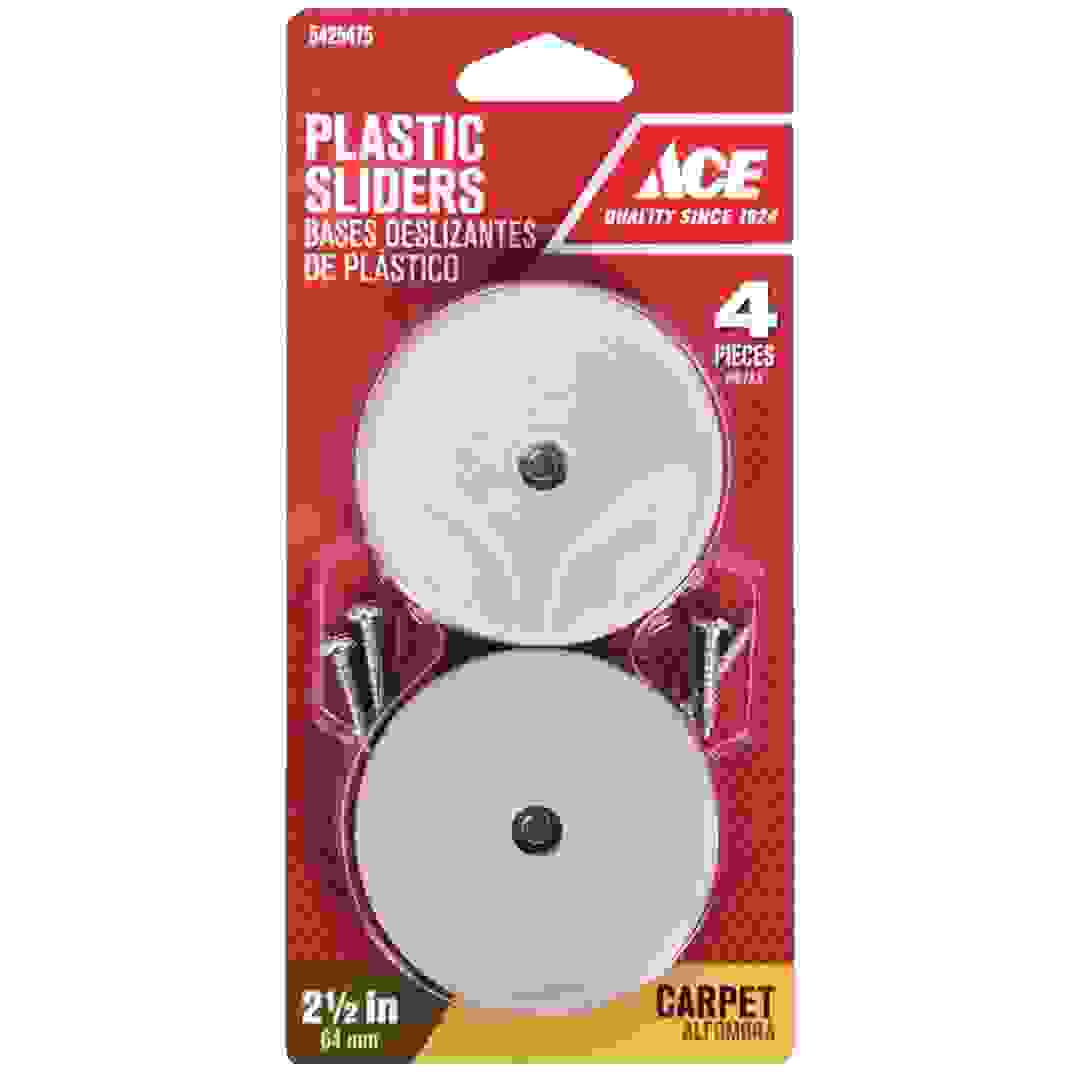 Ace Plastic Slide Glide (6.4 cm, 4 Pc.)