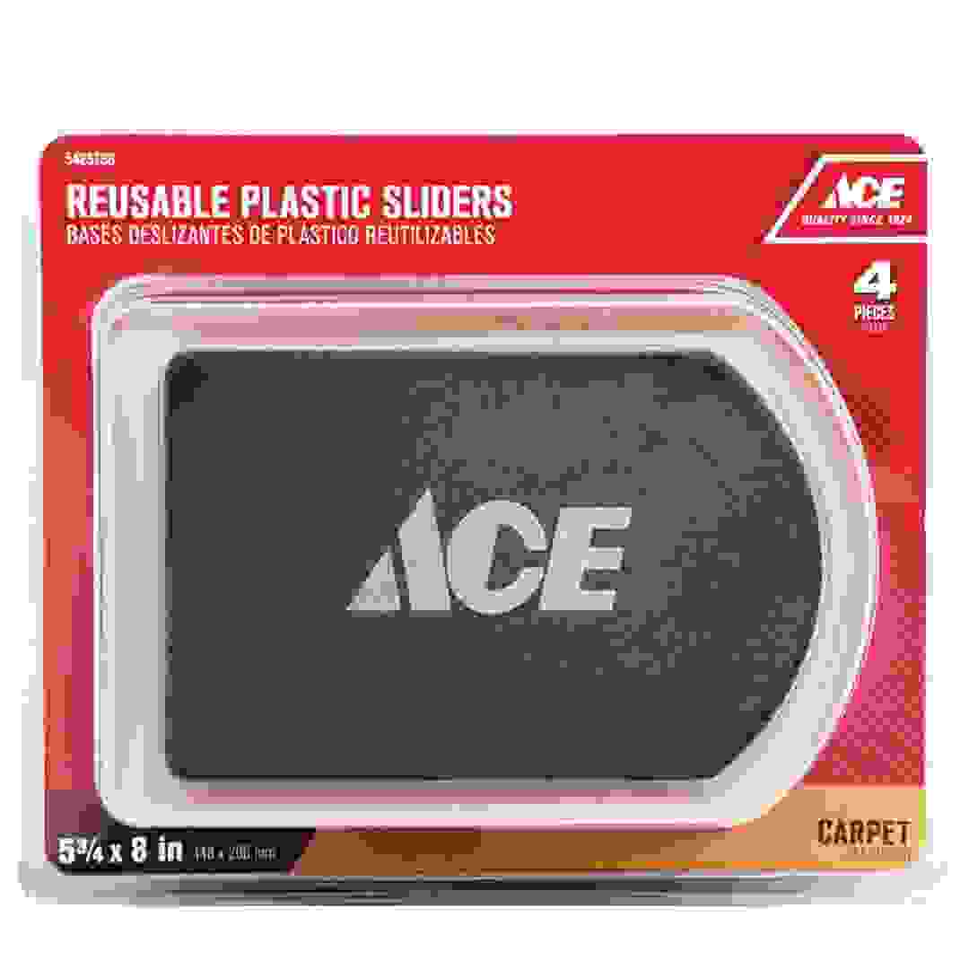 قواعد بلاستيك قابلة لإعادة الاستخدام إيس (14.8 × 20 سم، 4 قطع)