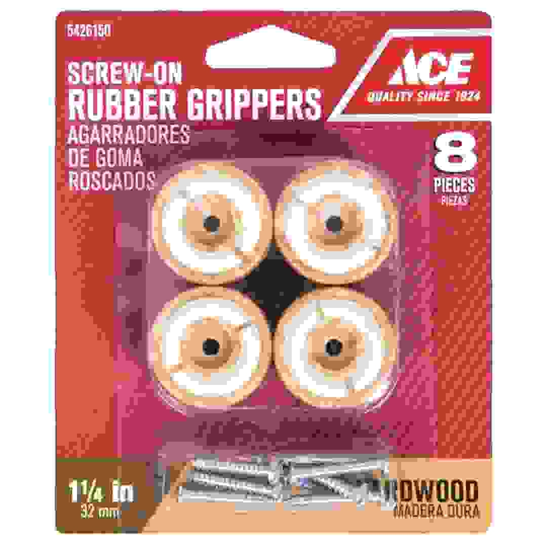 Ace Screw On Rubber Grippers (3.2 cm, 8 Pc.)