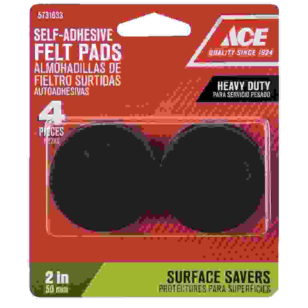 Ace Heavy Duty Self-Adhesive Felt Pads Pack (5 cm, 4 Pc.)