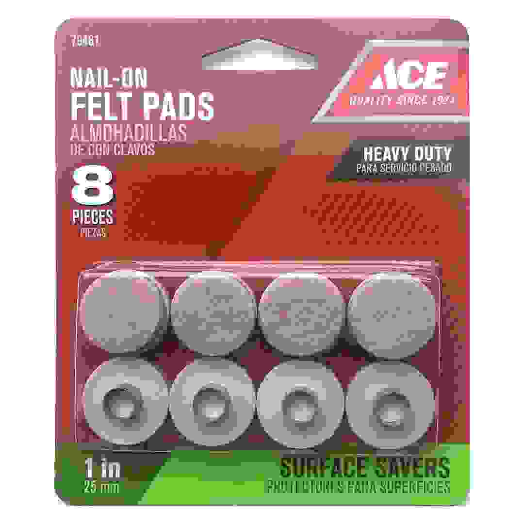 Ace Felt Tap On Cushioned Glide Pack (2.5 cm, 8 Pc.)