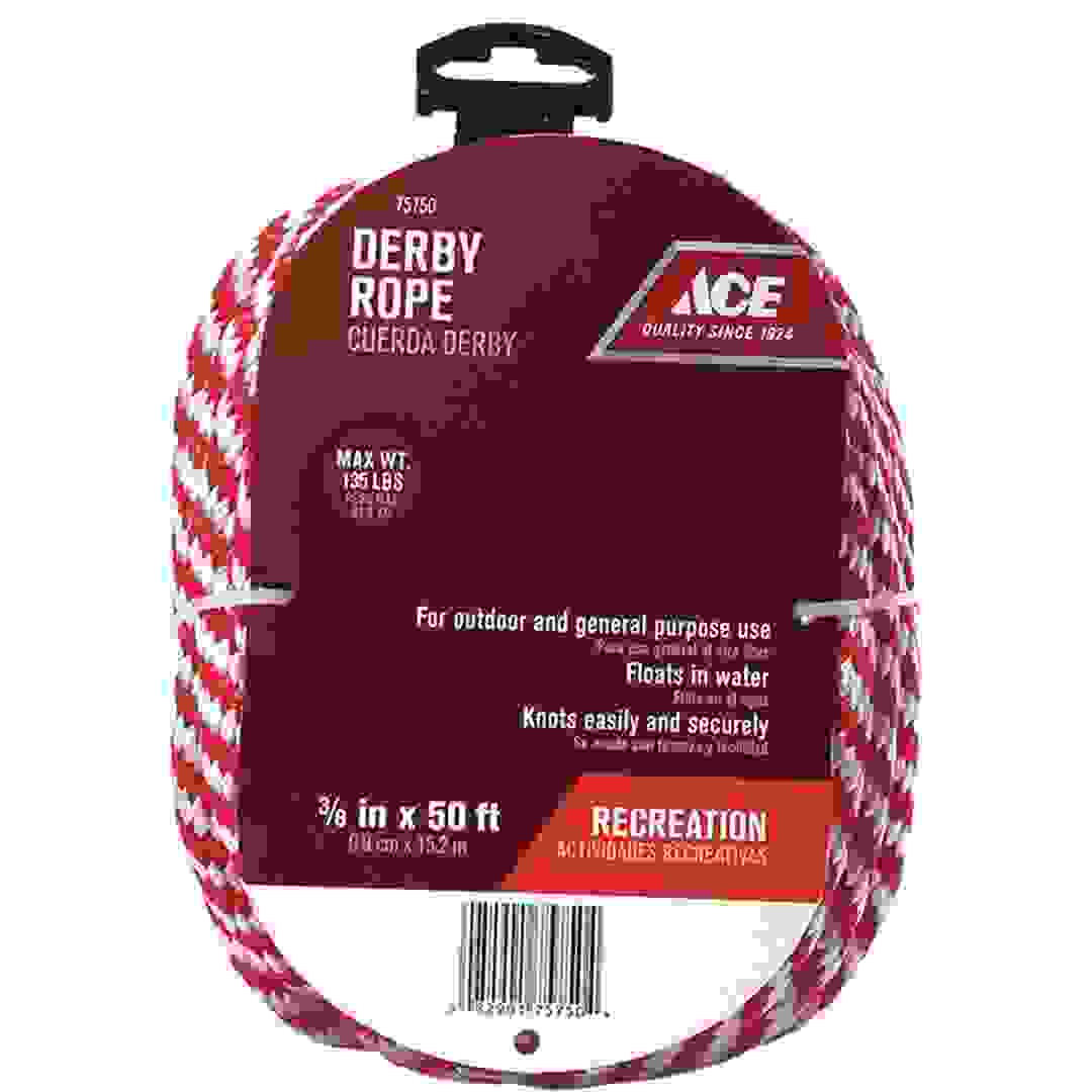 Ace Braided Derby Rope (0.9 cm x 15.24 m, Sold Per Piece)