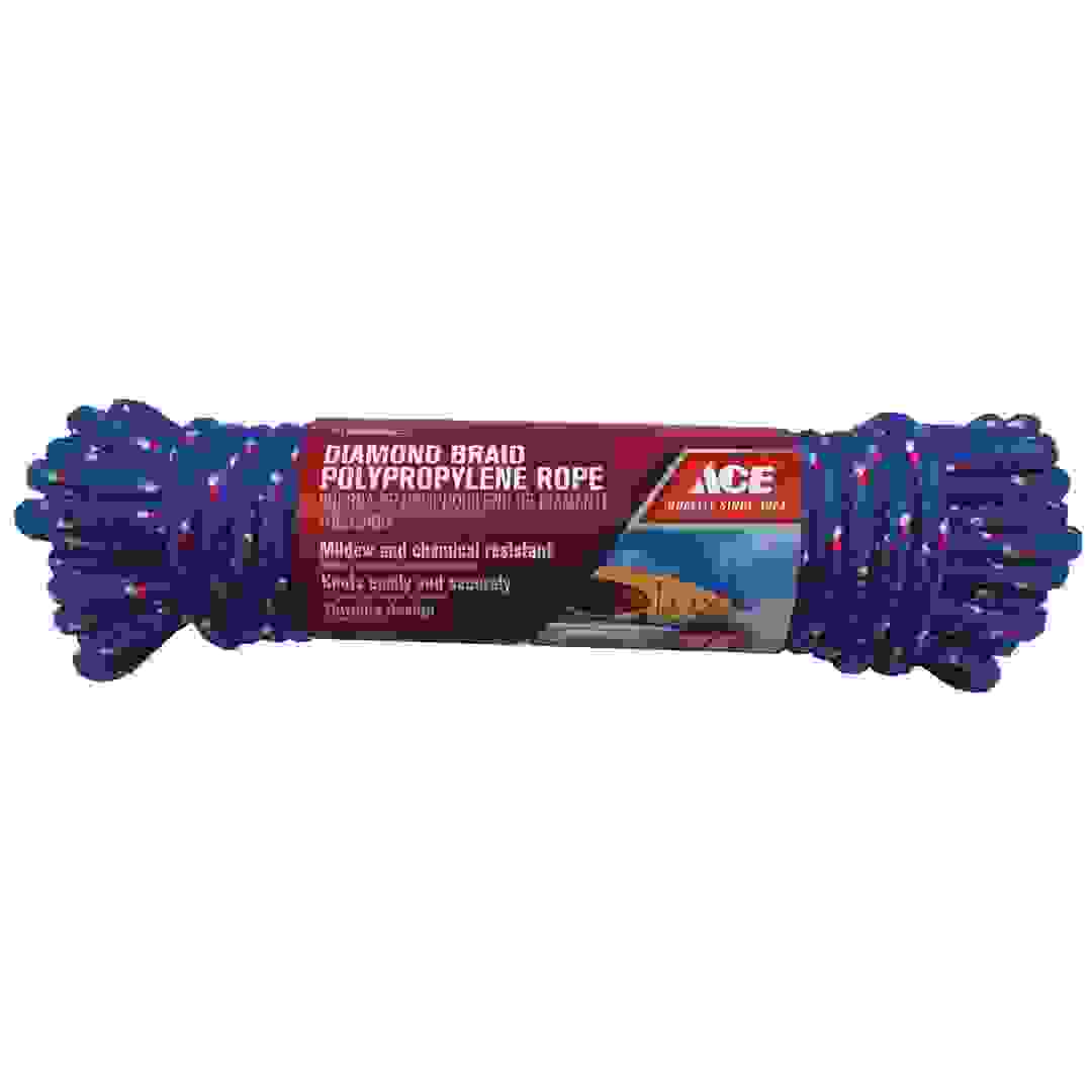 Ace Diamond Braided Polypropylene Rope (15.24 m, Sold Per Piece)