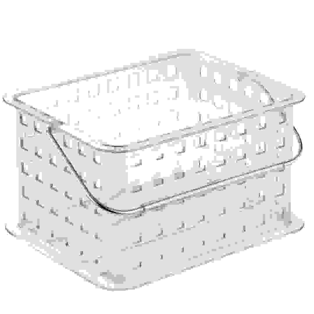 InterDesign Storage Basket W/Handle (12 x 17 x 23 cm, Small)